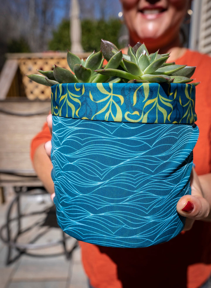 Assorted Set of 5 Reusable Cloth Furoshiki Gift Wrap | Ocean Conservation Collection