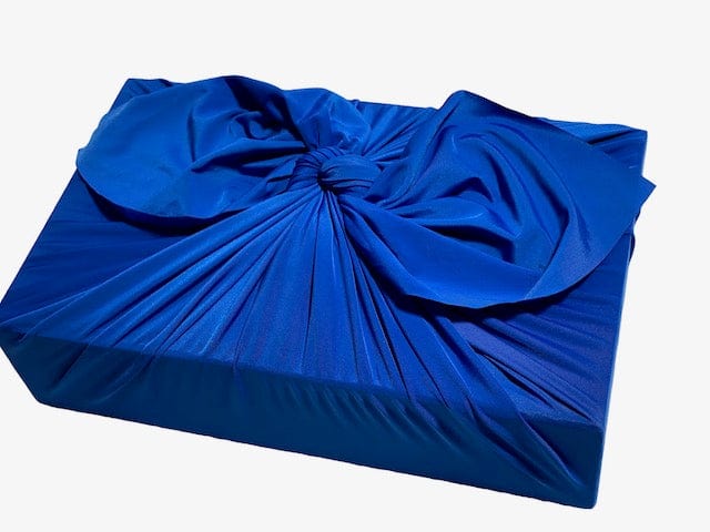 Papier cadeau Furoshiki réutilisable extra large | Bleu profond