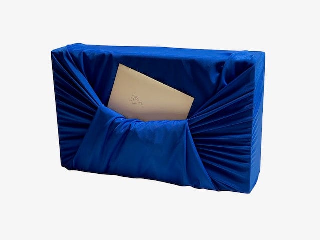 Papier cadeau Furoshiki réutilisable extra large | Bleu profond