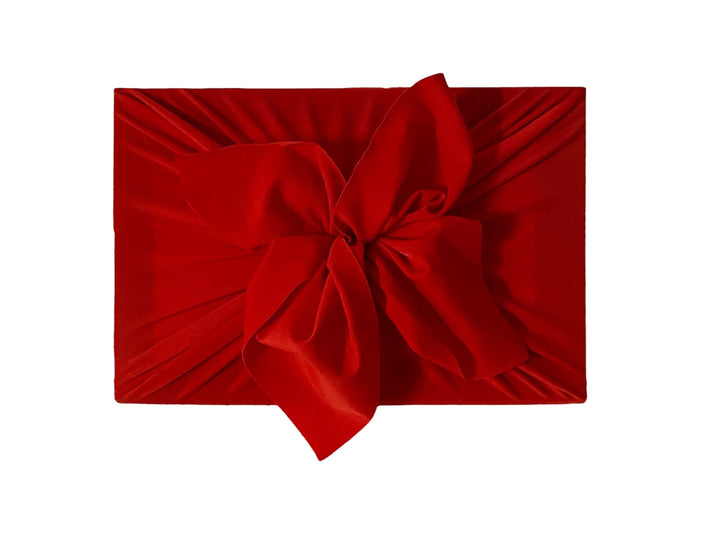Petit papier cadeau Furoshiki réutilisable | Rouge vif