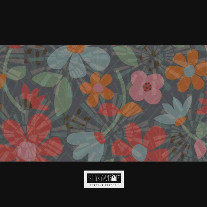 Assortiment de 9 papiers cadeaux Furoshiki réutilisables | Collection des fêtes