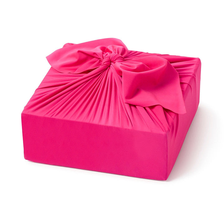 Grand papier cadeau Furoshiki réutilisable | Rose vif