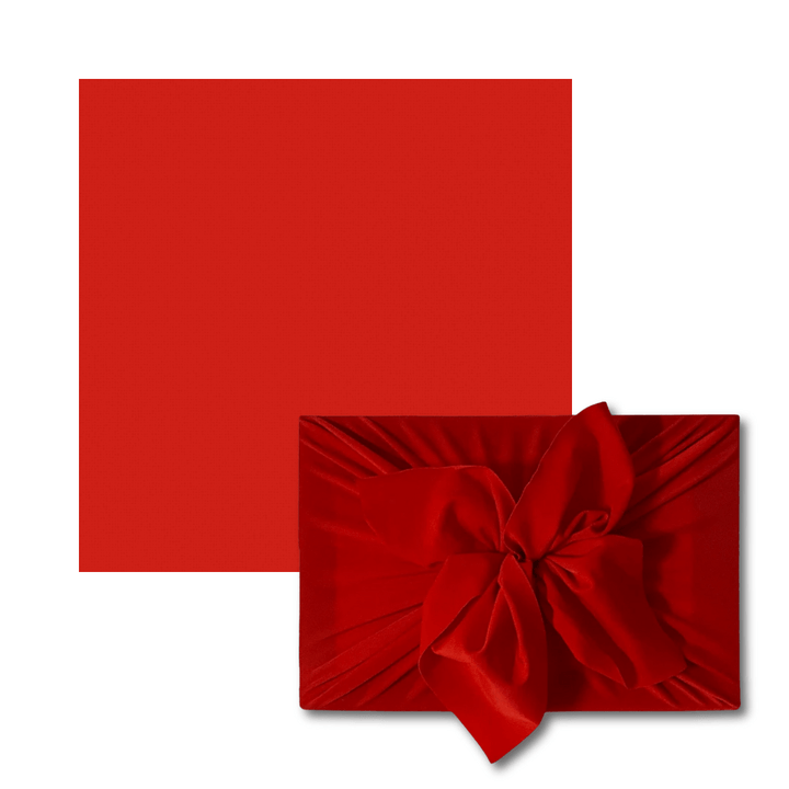 Extra Large Reusable Cloth Furoshiki Gift Wrap | Bright Red