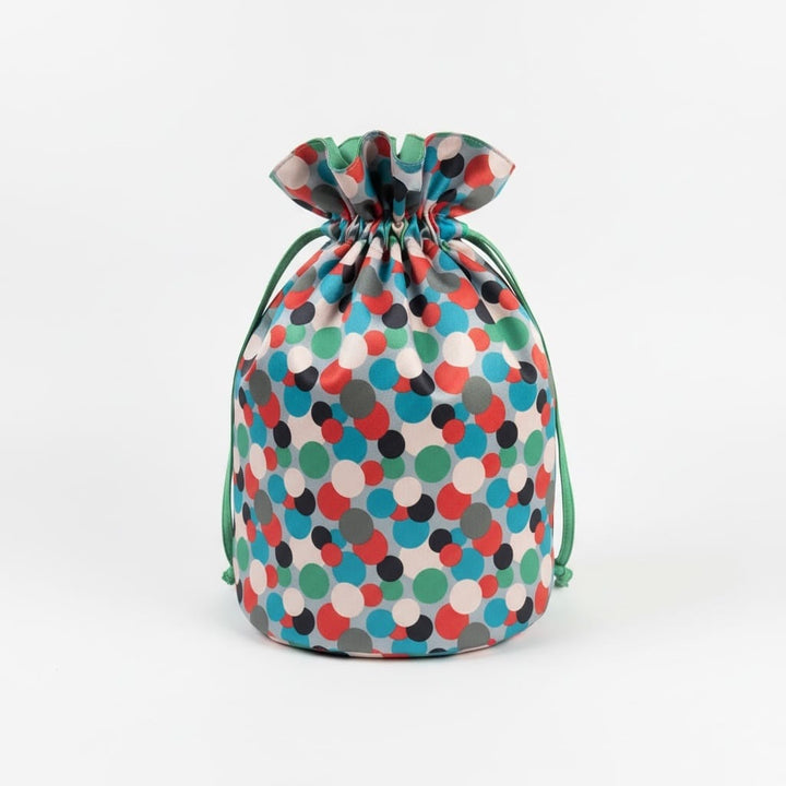Medium Reusable Fabric Gift Bag | Polka Dots