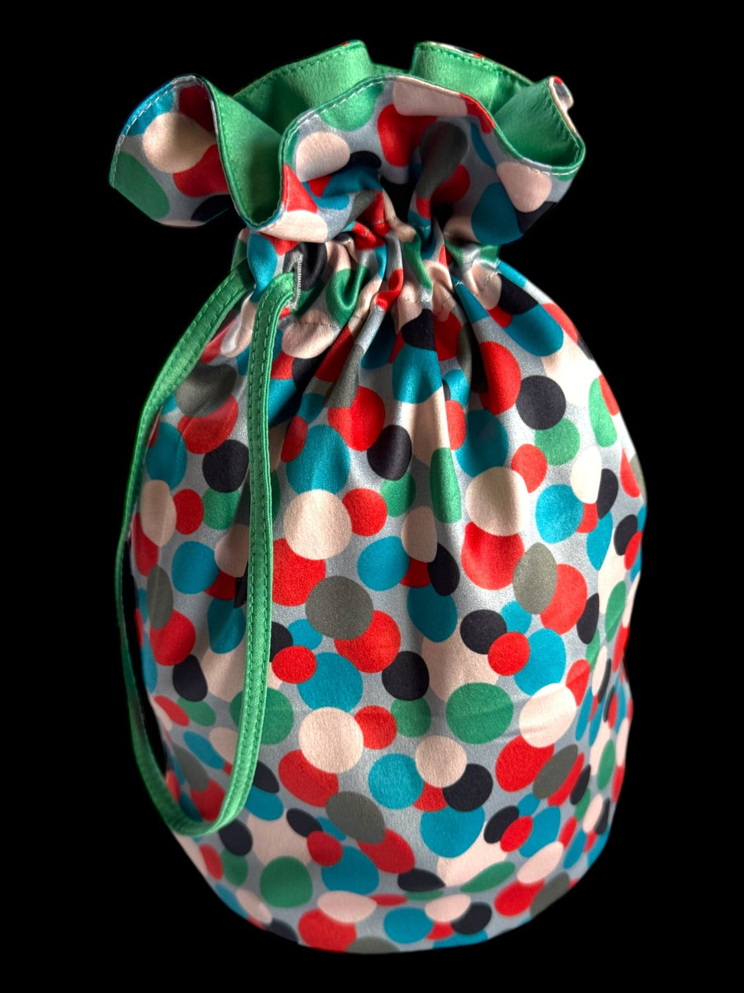 Medium Reusable Fabric Gift Bag | Polka Dots