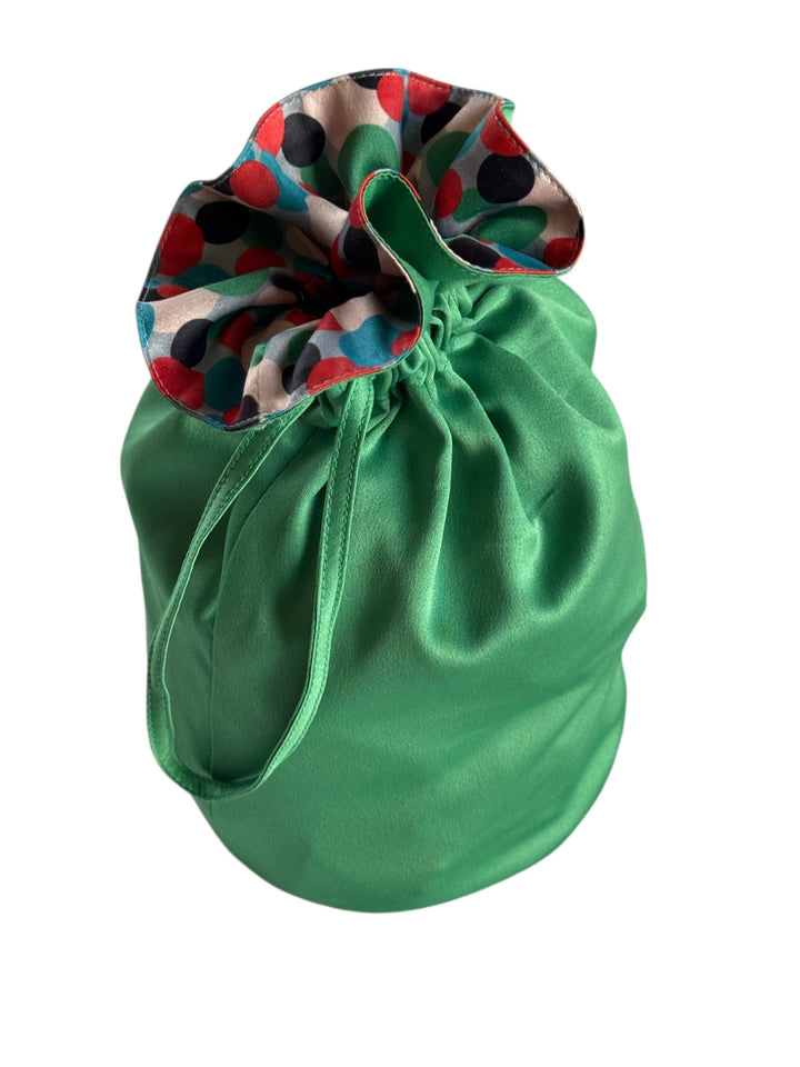 Medium Reusable Fabric Gift Bag | Polka Dots