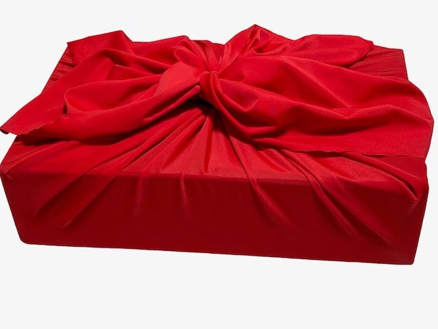 Extra Large Reusable Cloth Furoshiki Gift Wrap | Bright Red