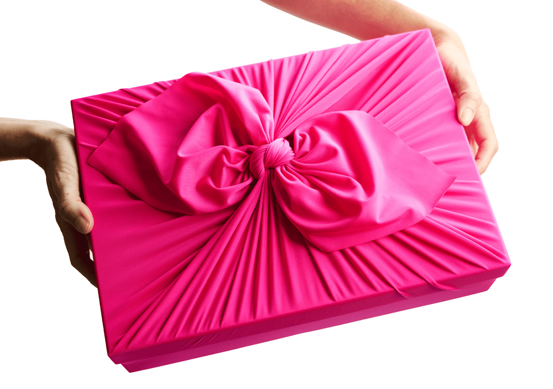 Large Reusable Cloth Furoshiki Gift Wrap | Hot Pink