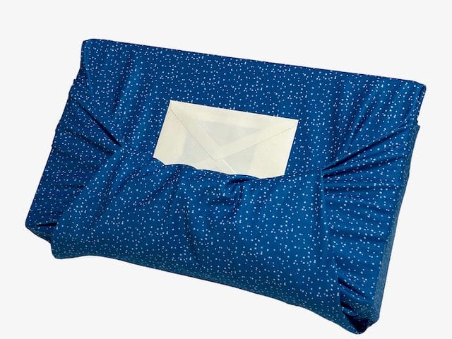 Extra Large Reusable Cloth Furoshiki Gift Wrap | Holiday Shapes & Snow