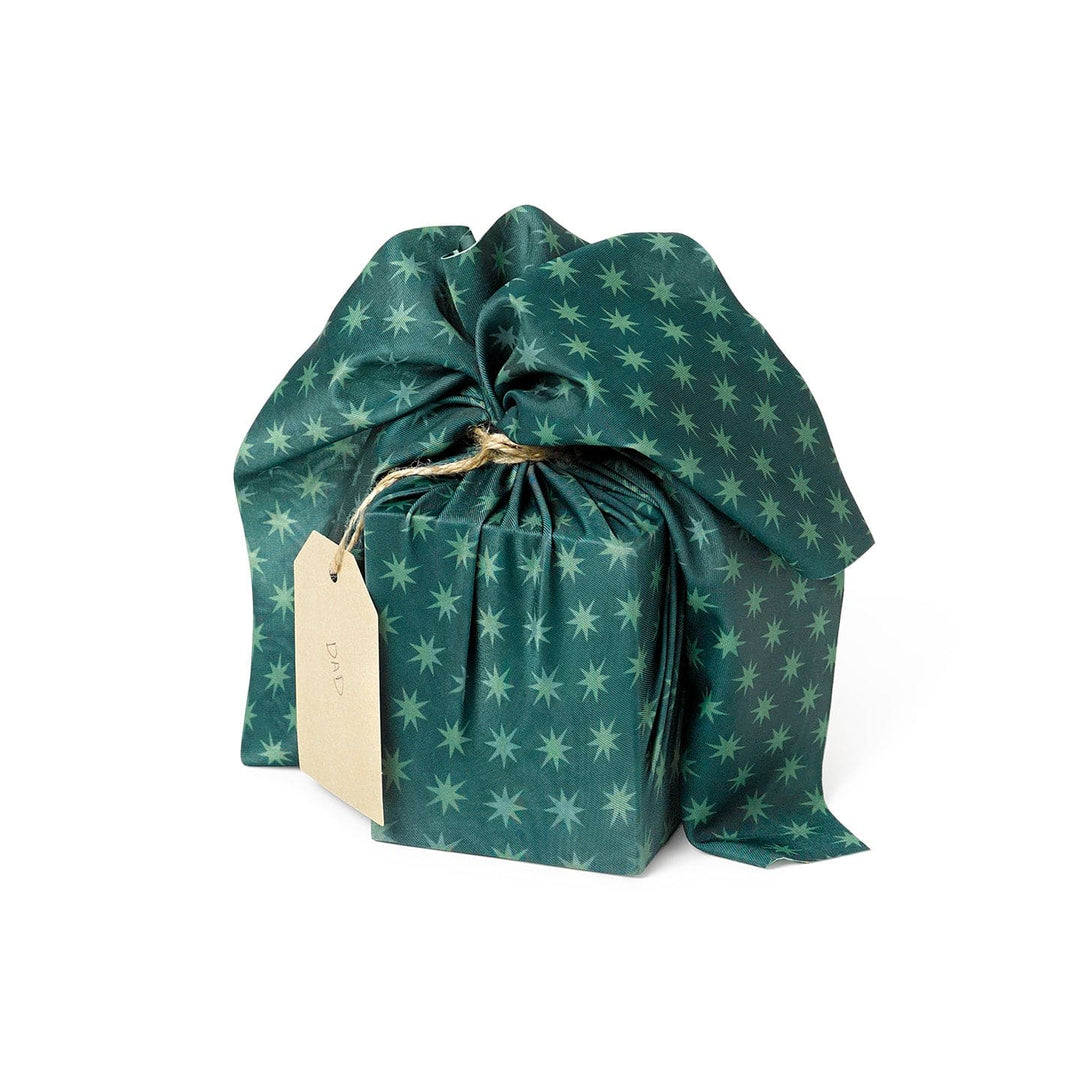 Set of 3 (S, L, XL) Reusable Cloth Furoshiki Gift Wrap | Christmas Trees & Bright Red