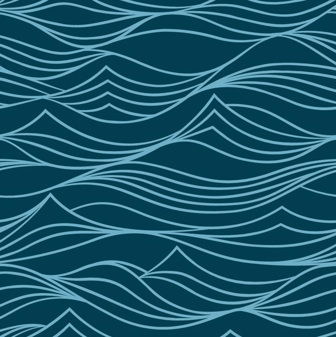 Kelp/Waves Small Wrap